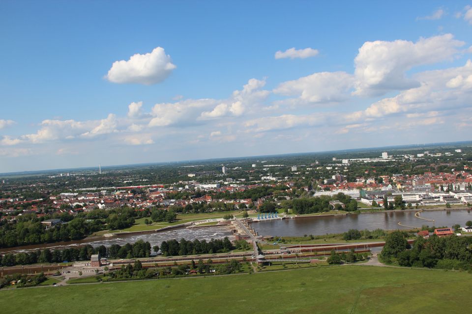 Aerial photo of the Ganderkesee.